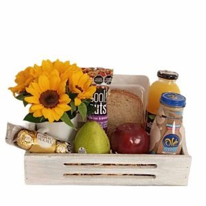 Desayuno sorpresa con flores