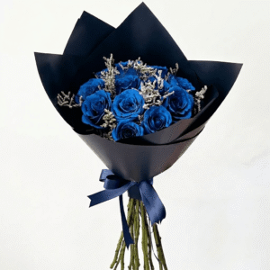 Ramo de 12 Rosas Azules