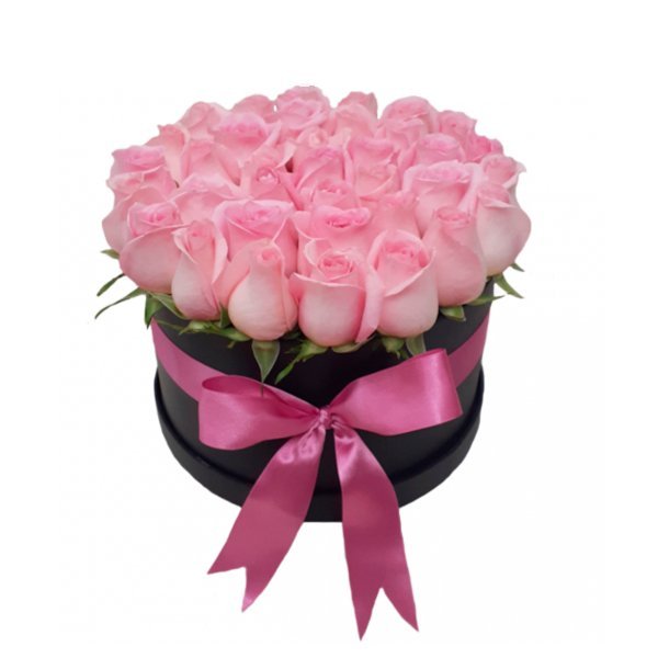 Caja con 36 rosas