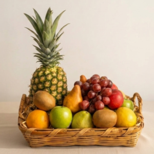 Canasta Frutal Gourmet con Frutas Frescas