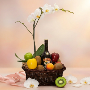 Frutal con orquidea