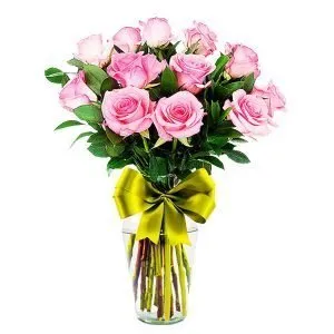 Arreglo de rosas rosas