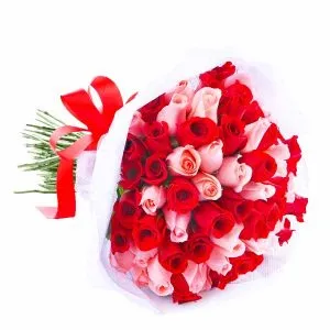Ramo de rosas combinado
