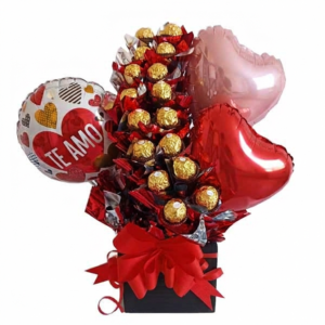 Amor y ferreros con globos