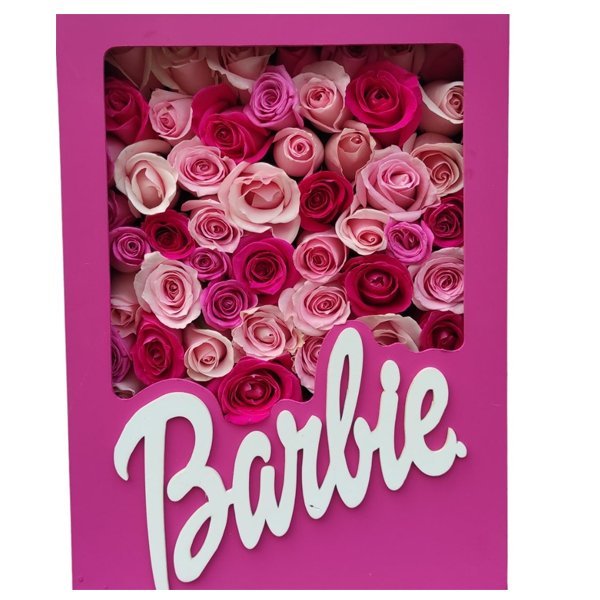 Caja con Rosas Barbie