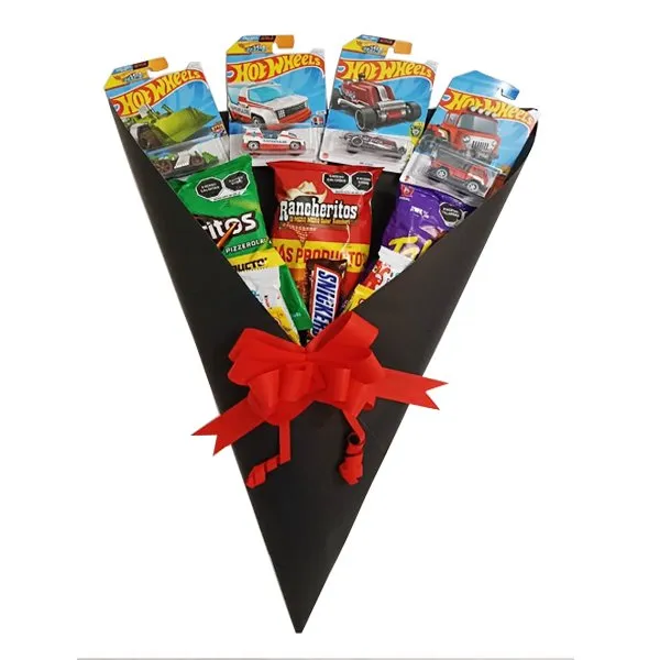 Dulces y Hot Wheels