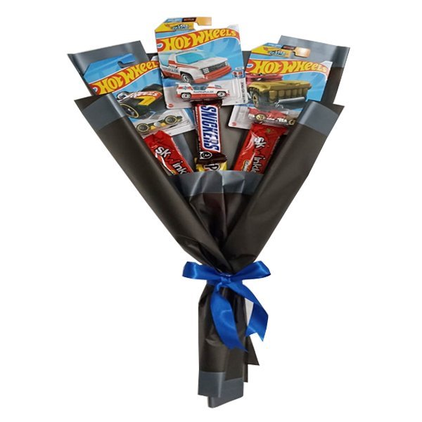 Ramo de carritos hot wheels Acento Floral