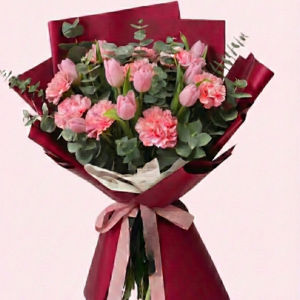 Ramo de Tulipanes y Claveles