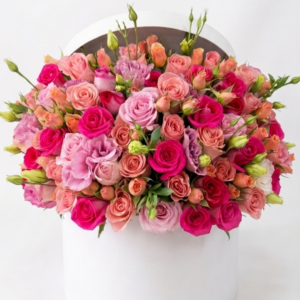 Arreglo Floral en Caja Blanca