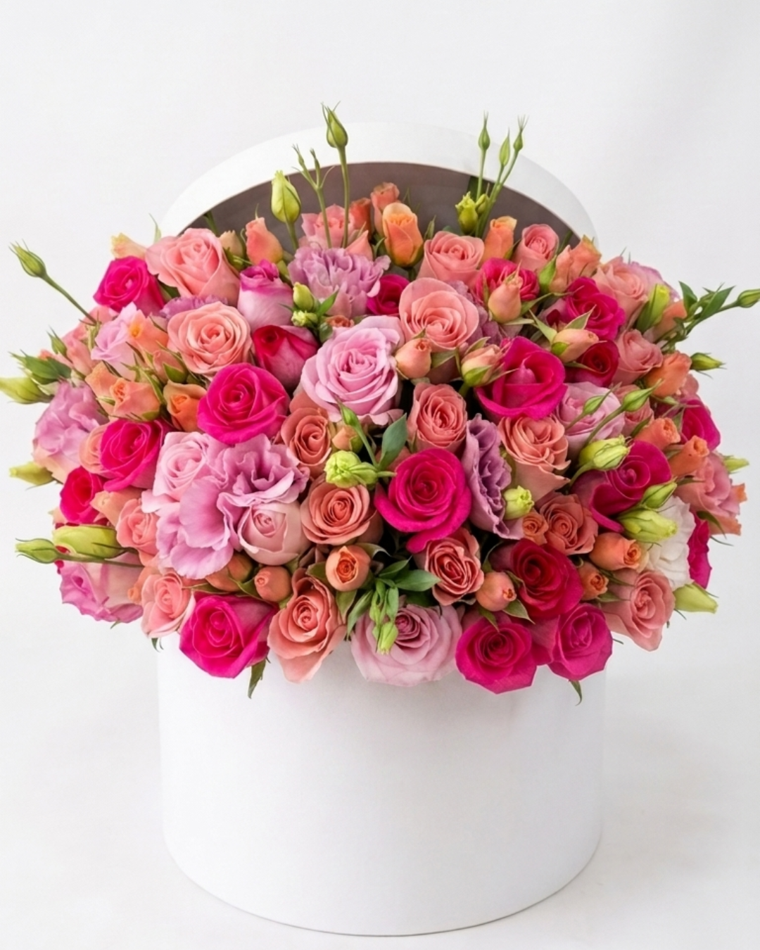 Arreglo Floral en Caja Blanca